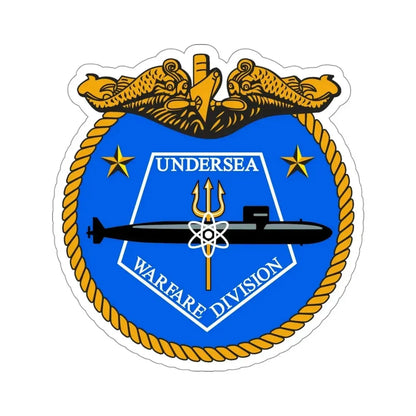 Undersea Warfare Division (U.S. Navy) STICKER Vinyl Die-Cut Decal 4 Inch - The Sticker Space