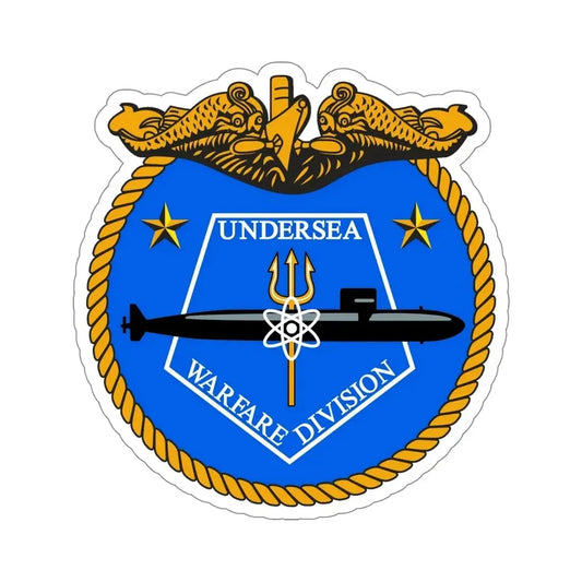 Undersea Warfare Division (U.S. Navy) STICKER Vinyl Die-Cut Decal 6 Inch - The Sticker Space