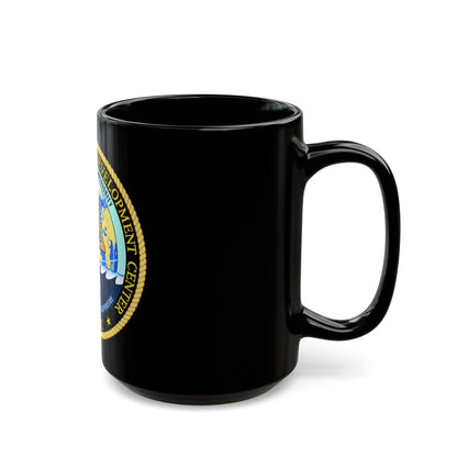 Undersea Warfighting Development Center (U.S. Navy) Black Coffee Mug-The Sticker Space