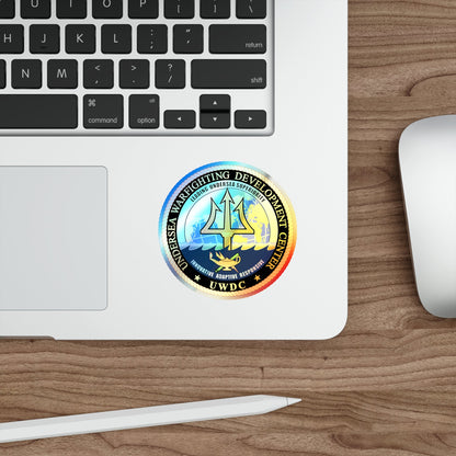 Undersea Warfighting Development Center (U.S. Navy) Holographic STICKER Die-Cut Vinyl Decal-The Sticker Space