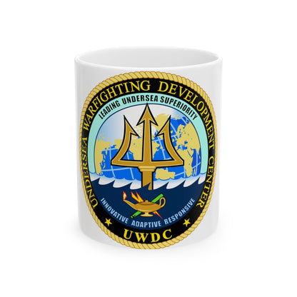 Undersea Warfighting Development Center (U.S. Navy) White Coffee Mug-11oz-The Sticker Space