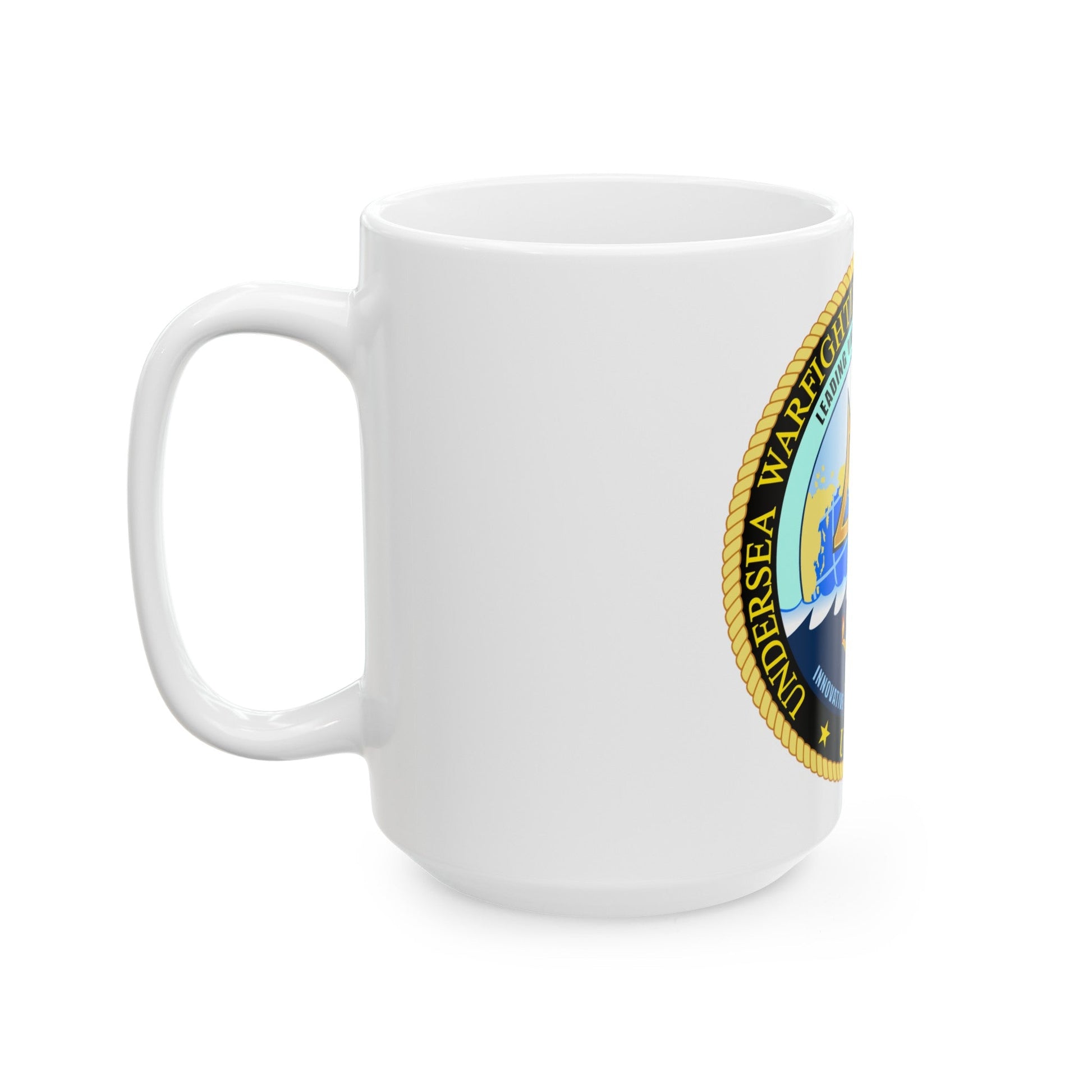 Undersea Warfighting Development Center (U.S. Navy) White Coffee Mug-The Sticker Space