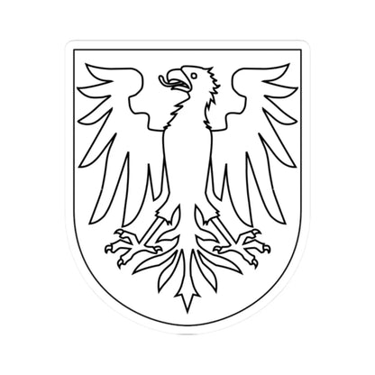 Undersvik vapen (Sweden) (Coat of Arms) STICKER Vinyl Kiss-Cut Decal 2 Inch White - The Sticker Space