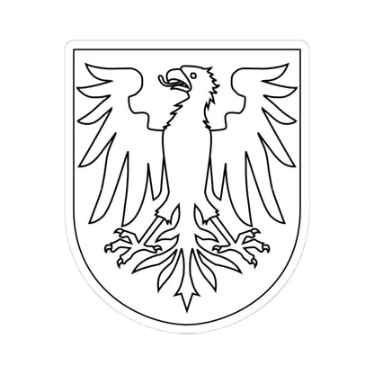 Undersvik vapen (Sweden) (Coat of Arms) STICKER Vinyl Kiss-Cut Decal 4 Inch White - The Sticker Space