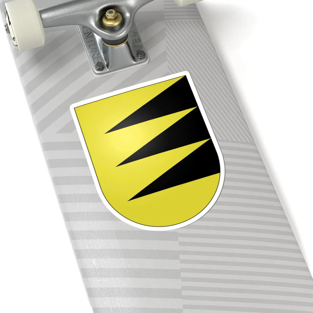 Undervelier-coat of arms (Switzerland) (Coat of Arms) STICKER Vinyl Kiss-Cut Decal - The Sticker Space