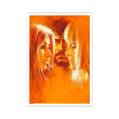 Une Femme Libre, Italian Movie Poster (1970) - STICKER Vinyl Kiss-Cut Decal 2 Inch White - The Sticker Space