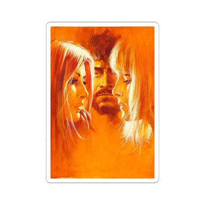 Une Femme Libre, Italian Movie Poster (1970) - STICKER Vinyl Kiss-Cut Decal 3 Inch White - The Sticker Space