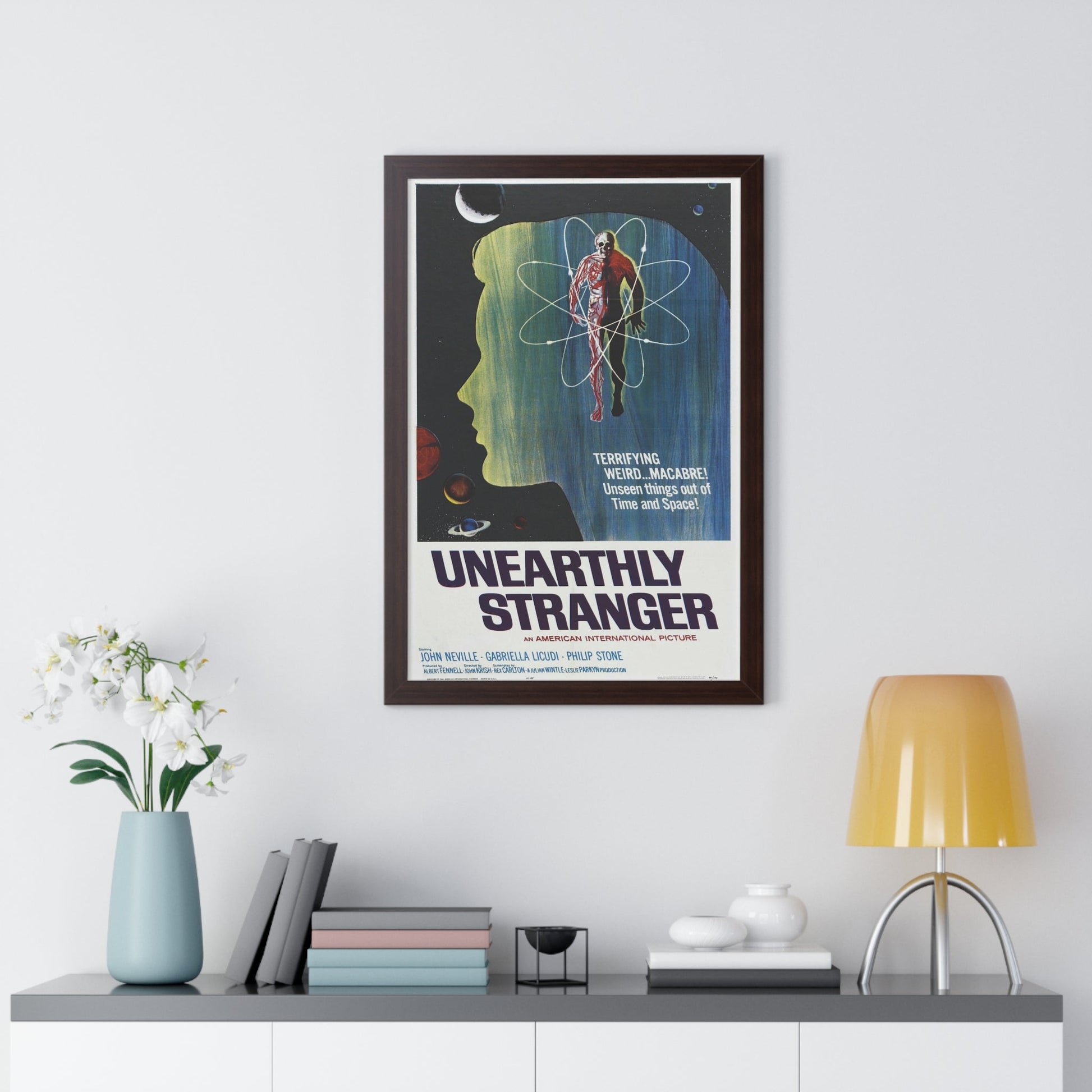 UNEARTHLY STRANGER 1963 - Framed Movie Poster-The Sticker Space