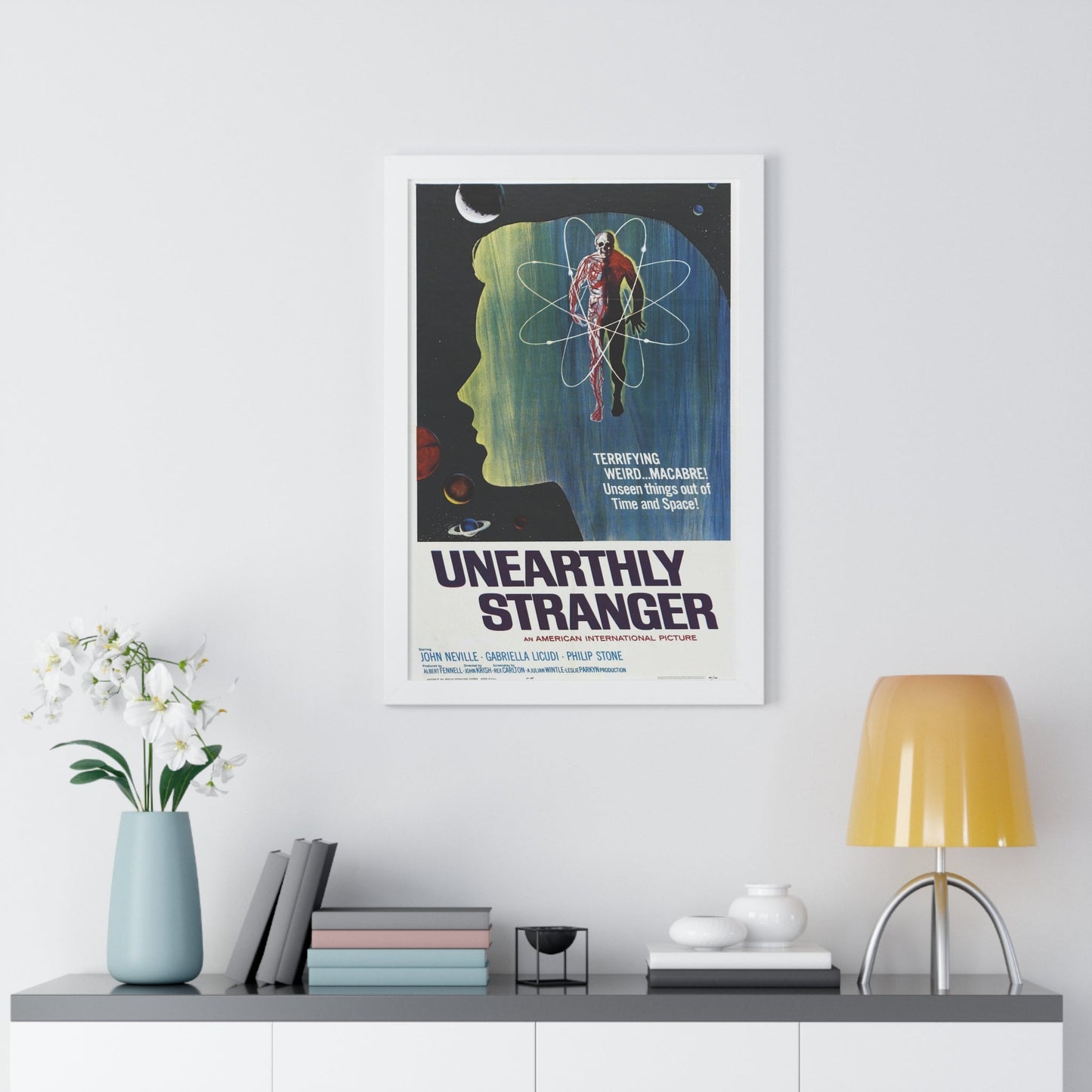 UNEARTHLY STRANGER 1963 - Framed Movie Poster-The Sticker Space