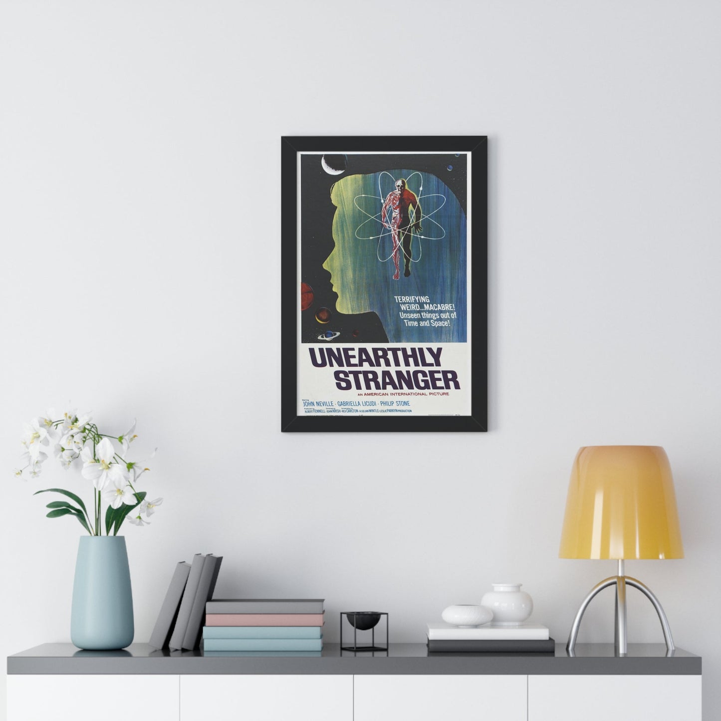 UNEARTHLY STRANGER 1963 - Framed Movie Poster-The Sticker Space