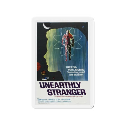 UNEARTHLY STRANGER 1963 Movie Poster - Refrigerator Magnet 3 Inch - The Sticker Space