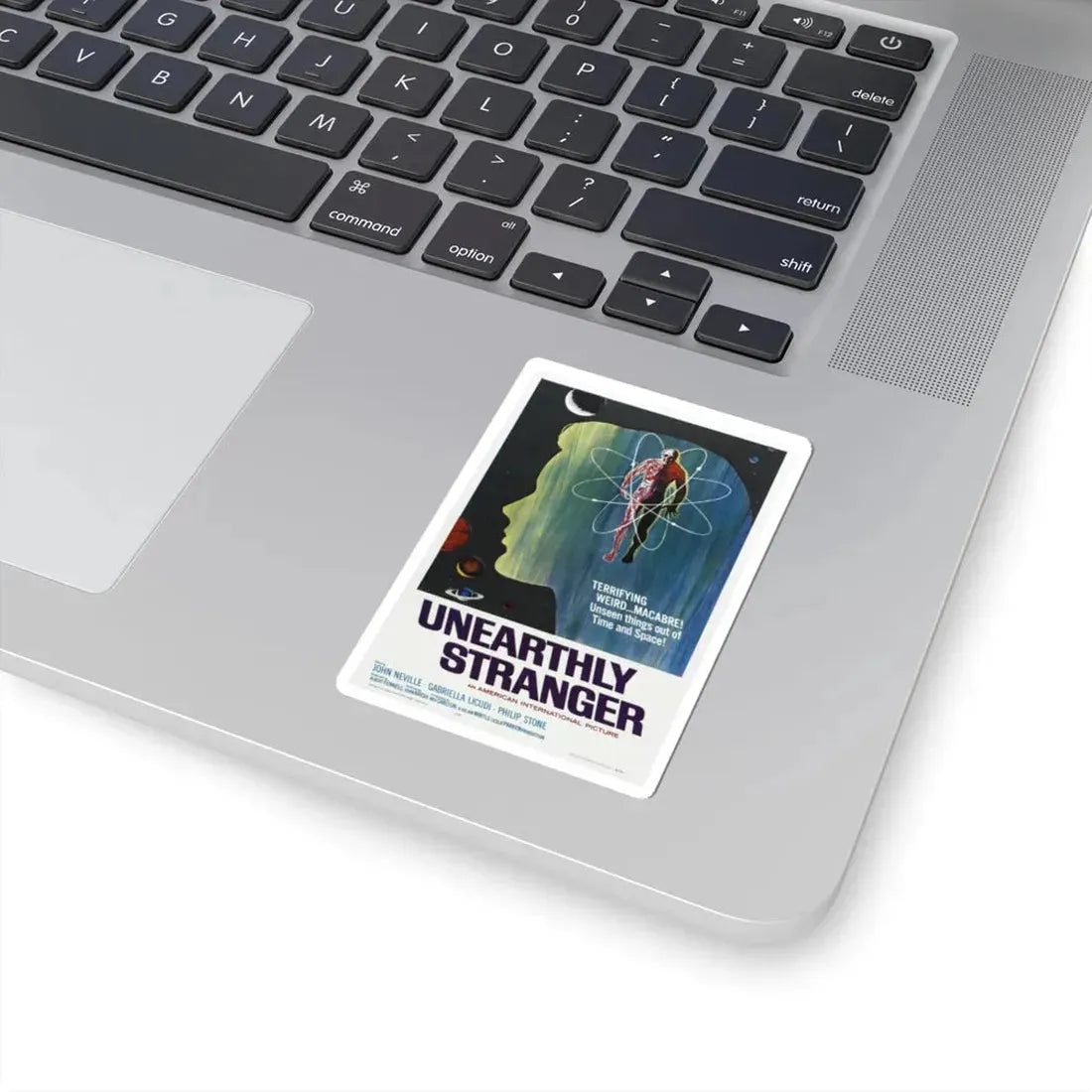 UNEARTHLY STRANGER 1963 Movie Poster - STICKER Vinyl Kiss-Cut Decal - The Sticker Space