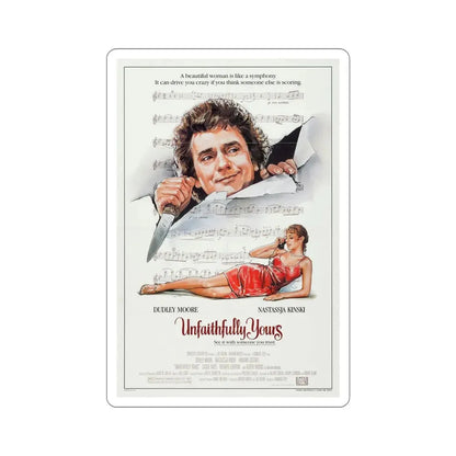 Unfaithfully Yours 1984 Movie Poster STICKER Vinyl Die-Cut Decal 6 Inch - The Sticker Space