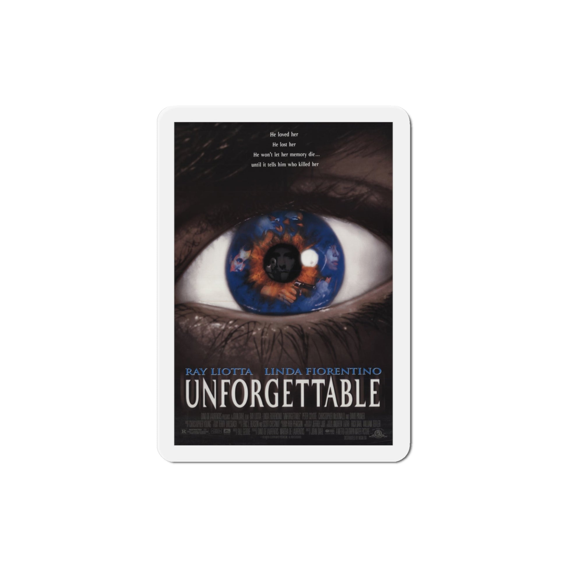 Unforgettable 1996 Movie Poster Die-Cut Magnet-3" x 3"-The Sticker Space