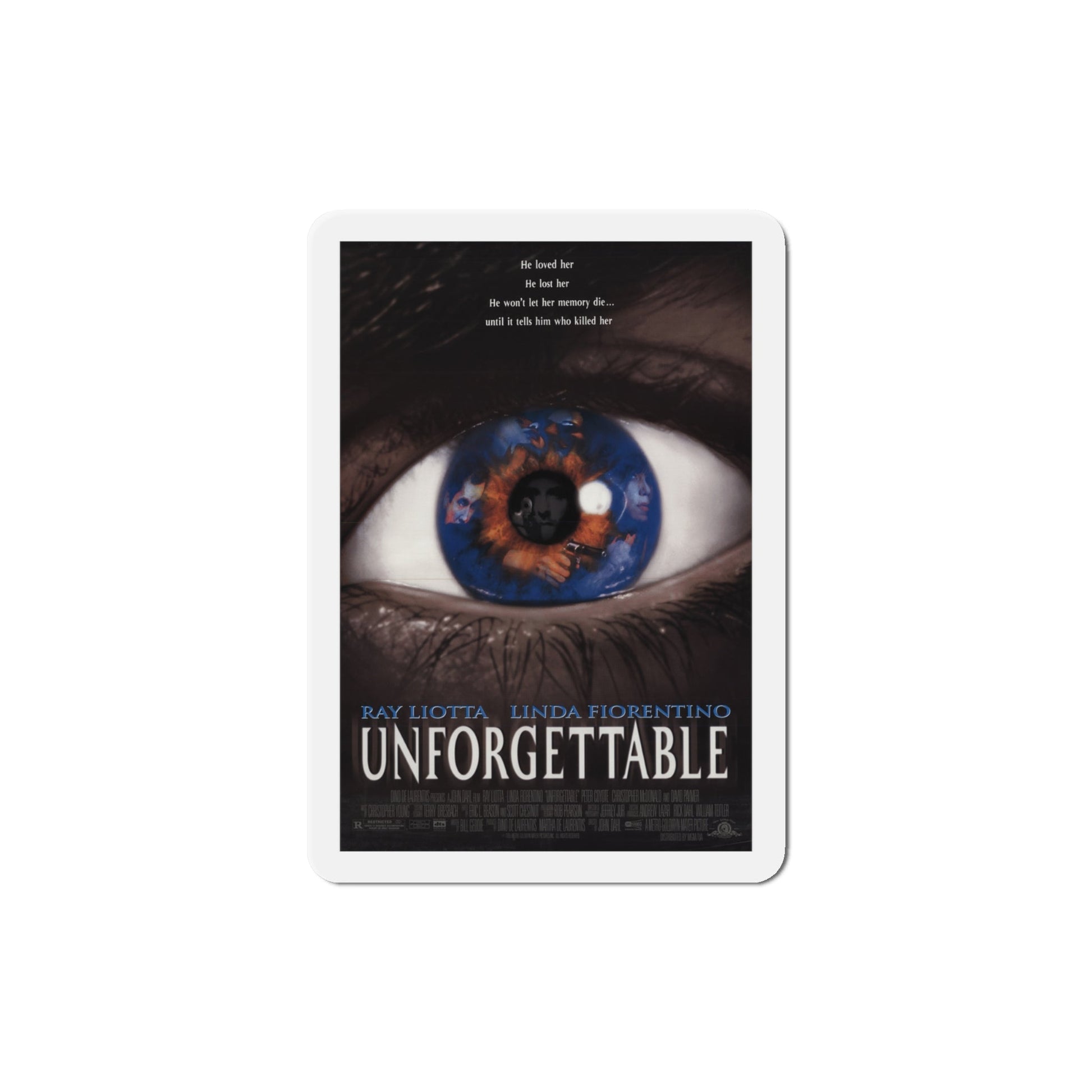 Unforgettable 1996 Movie Poster Die-Cut Magnet-4" x 4"-The Sticker Space