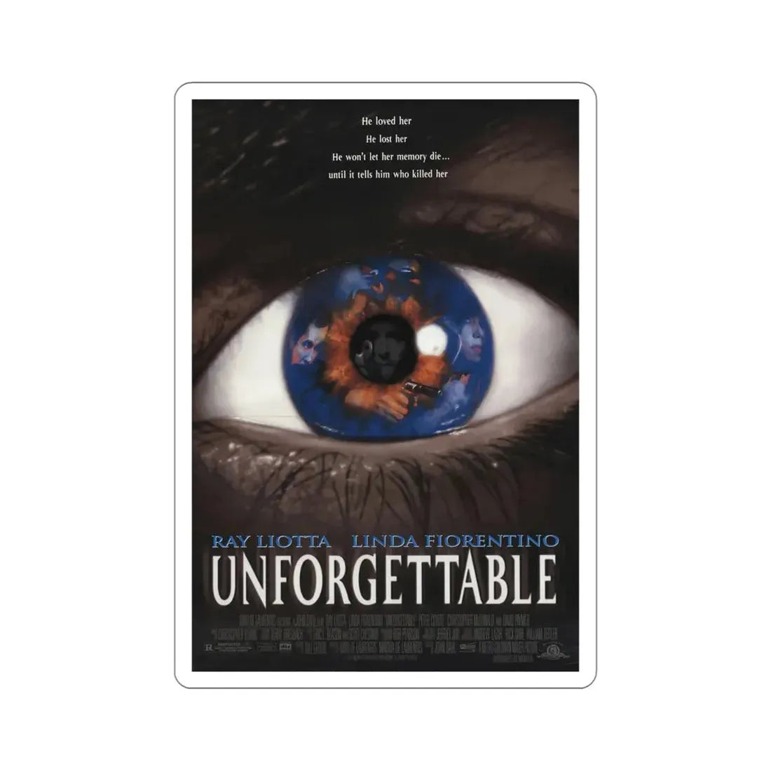 Unforgettable 1996 Movie Poster STICKER Vinyl Die-Cut Decal 5 Inch - The Sticker Space