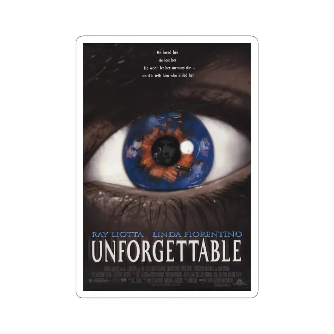 Unforgettable 1996 Movie Poster - STICKER Vinyl Kiss-Cut Decal 6 Inch White - The Sticker Space
