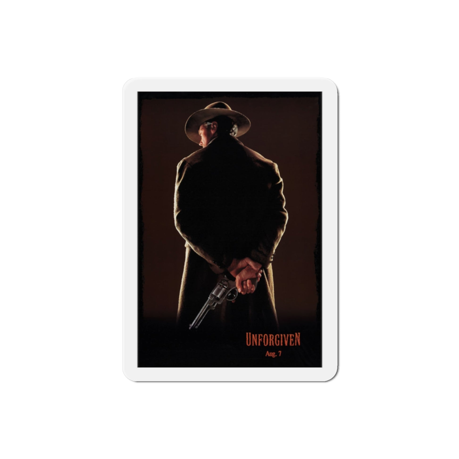 Unforgiven 1992 Movie Poster Die-Cut Magnet-2" x 2"-The Sticker Space