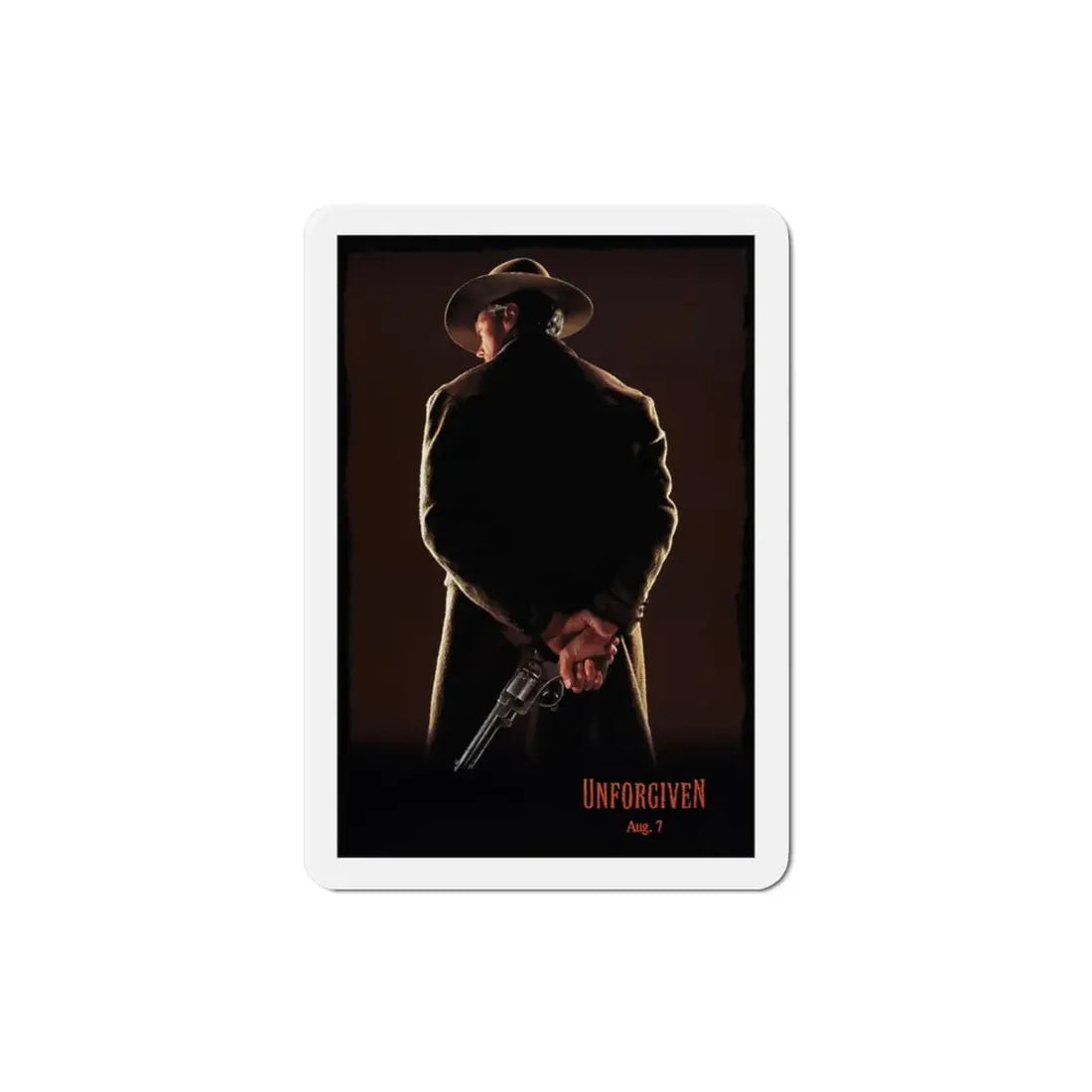 Unforgiven 1992 Movie Poster Refrigerator Magnet 3 Inch - The Sticker Space