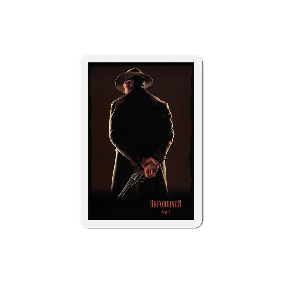 Unforgiven 1992 Movie Poster Refrigerator Magnet 4 Inch - The Sticker Space