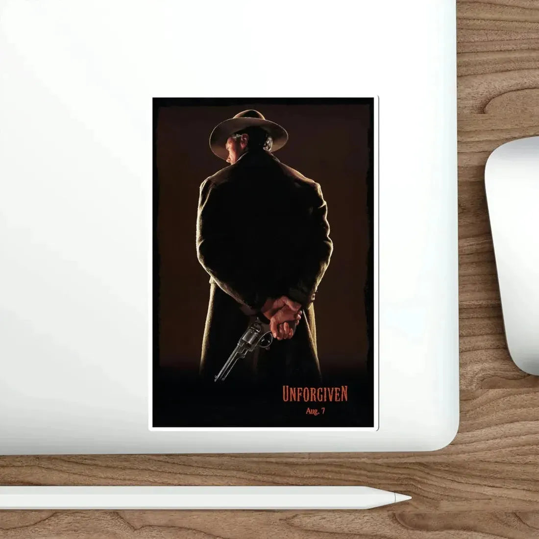 Unforgiven 1992 Movie Poster STICKER Vinyl Die-Cut Decal - The Sticker Space