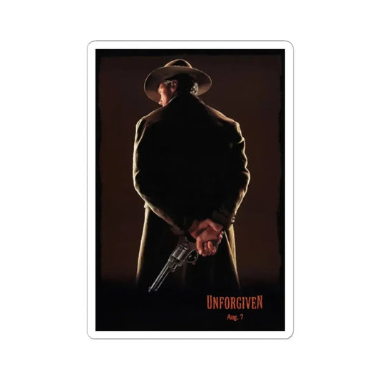 Unforgiven 1992 Movie Poster - STICKER Vinyl Kiss-Cut Decal 2 Inch White - The Sticker Space