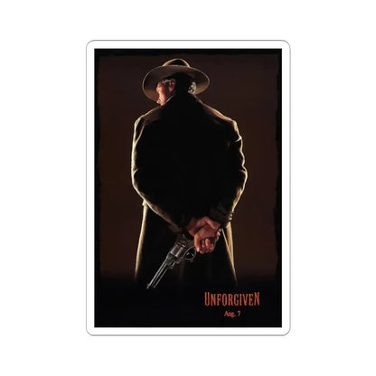 Unforgiven 1992 Movie Poster - STICKER Vinyl Kiss-Cut Decal 4 Inch White - The Sticker Space