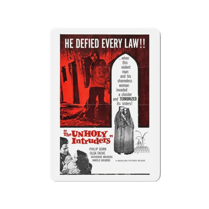 UNHOLY INTRUDERS 1952 Movie Poster - Refrigerator Magnet 2 Inch - The Sticker Space