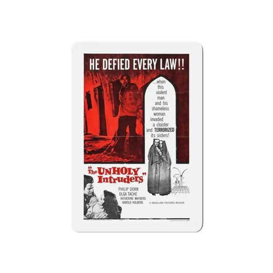 UNHOLY INTRUDERS 1952 Movie Poster - Refrigerator Magnet 6 Inch - The Sticker Space