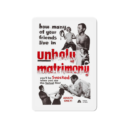 UNHOLY MATRIMONY 1988 Movie Poster - Refrigerator Magnet