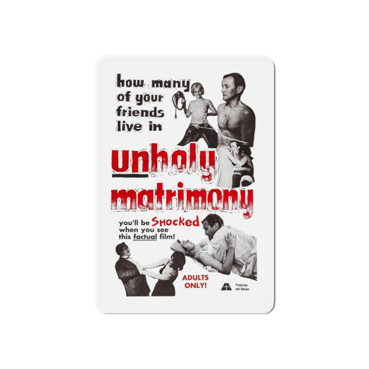 UNHOLY MATRIMONY 1988 Movie Poster - Refrigerator Magnet