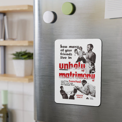 UNHOLY MATRIMONY 1988 Movie Poster - Refrigerator Magnet