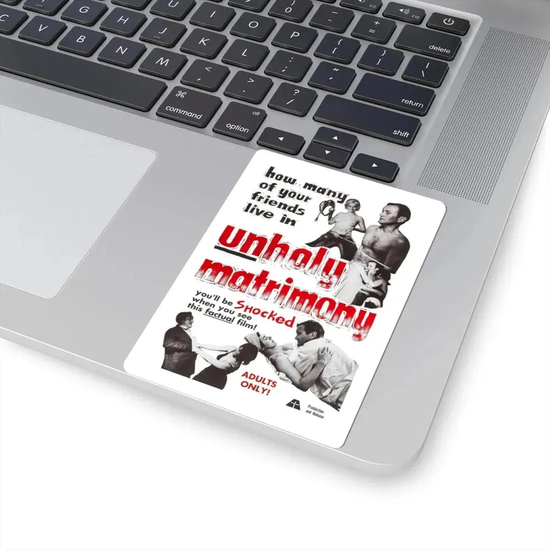 UNHOLY MATRIMONY 1988 Movie Poster - STICKER Vinyl Kiss-Cut Decal - The Sticker Space