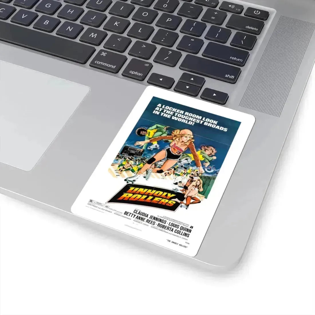 UNHOLY ROLLERS 1972 Movie Poster - STICKER Vinyl Kiss-Cut Decal - The Sticker Space