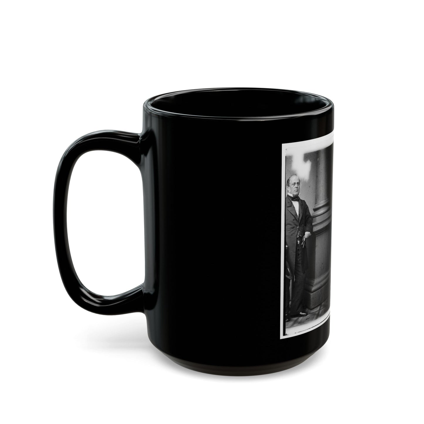 Unidentified 001 (U.S. Civil War) Black Coffee Mug-The Sticker Space