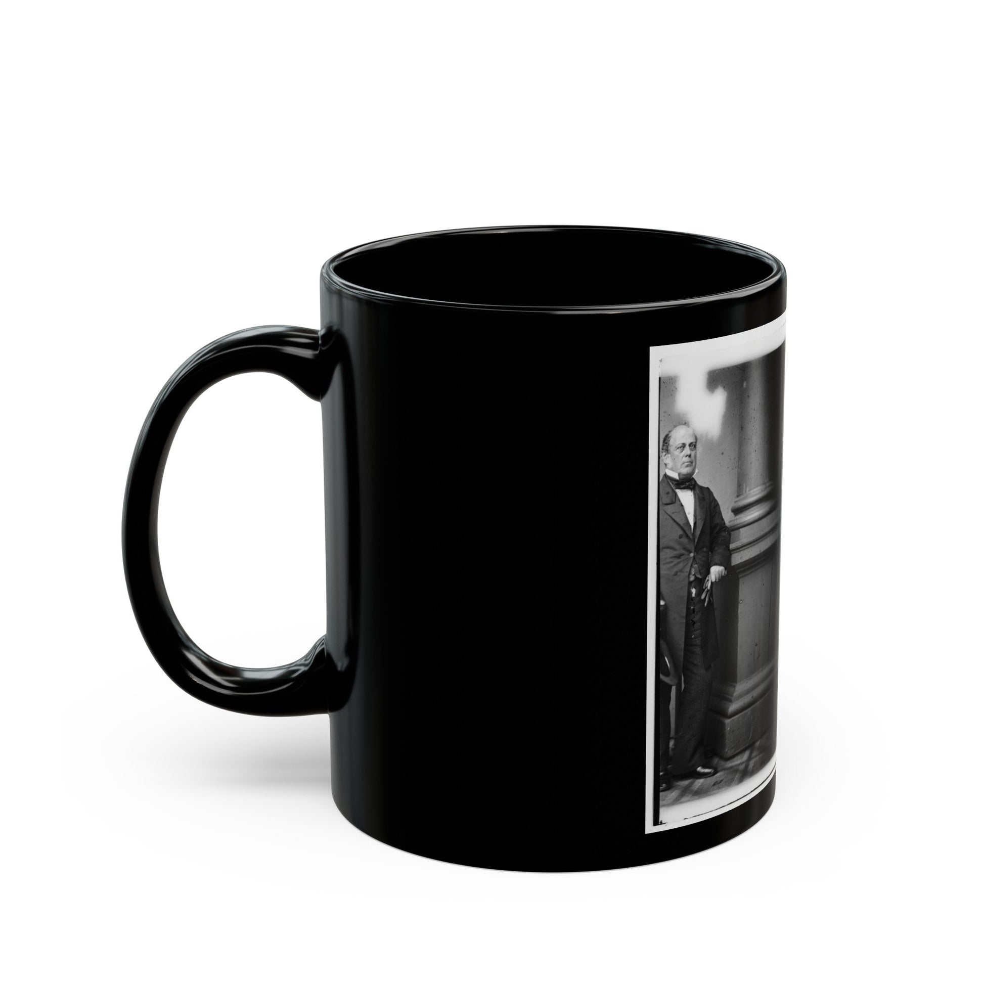 Unidentified 001 (U.S. Civil War) Black Coffee Mug-The Sticker Space