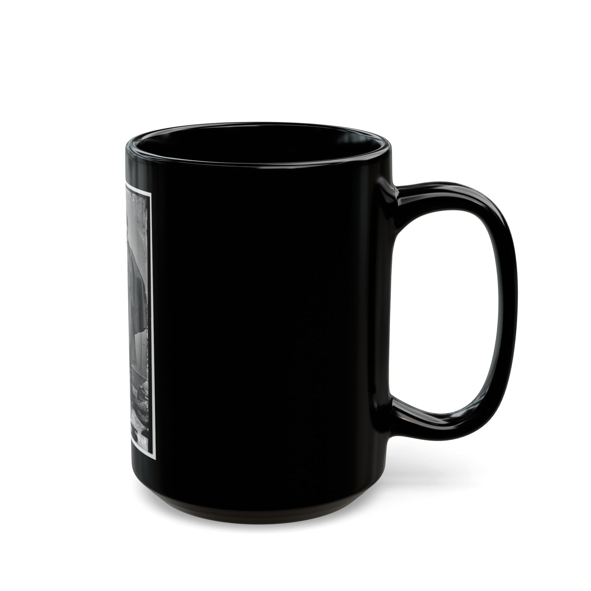 Unidentified 002 (U.S. Civil War) Black Coffee Mug-The Sticker Space