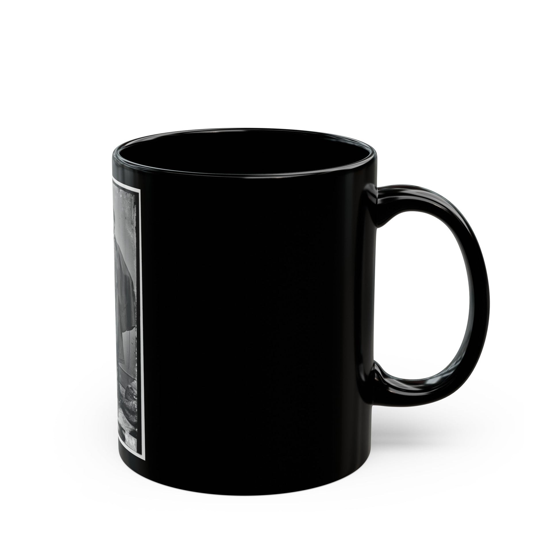 Unidentified 002 (U.S. Civil War) Black Coffee Mug-The Sticker Space