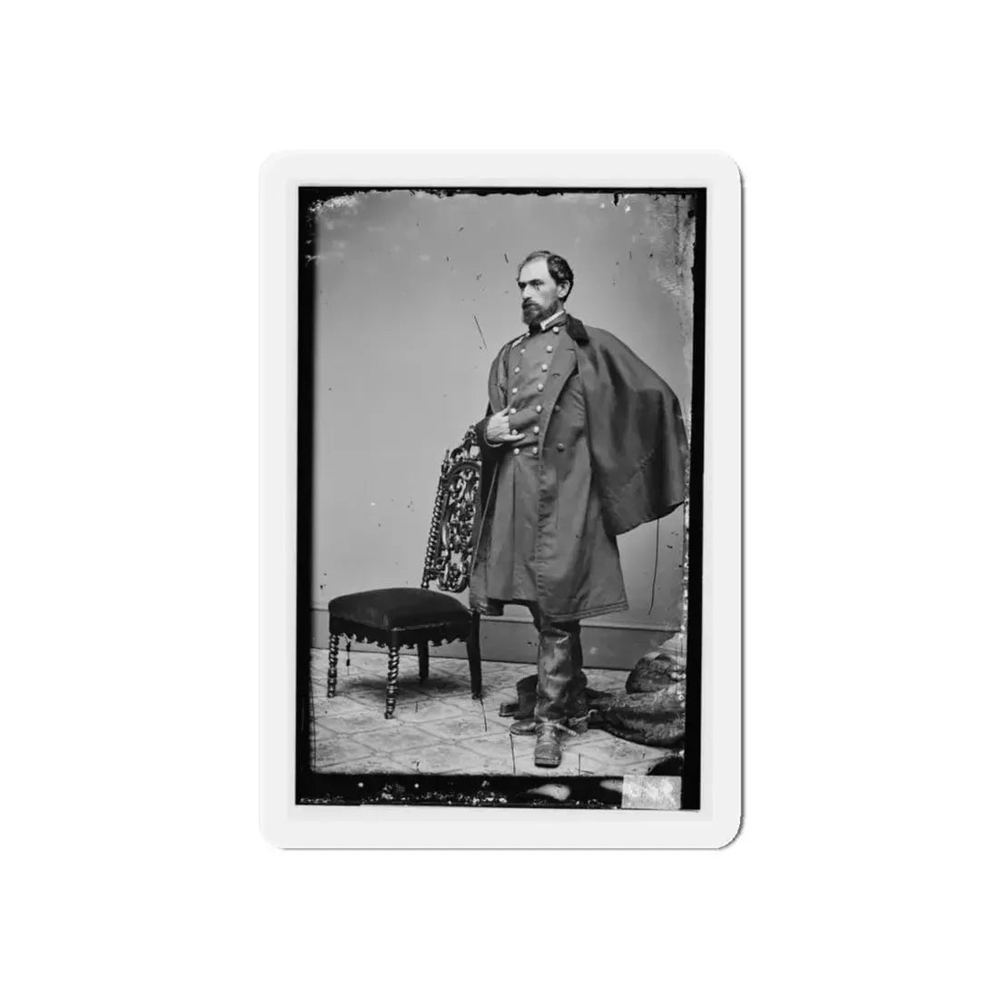 Unidentified 002 (U.S. Civil War) Refrigerator Magnet 6 Inch Die-Cut 1 pc - The Sticker Space