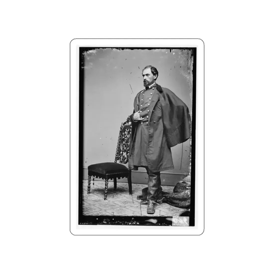 Unidentified 002 (U.S. Civil War) STICKER Vinyl Die-Cut Decal White Die-Cut 5 Inch - The Sticker Space