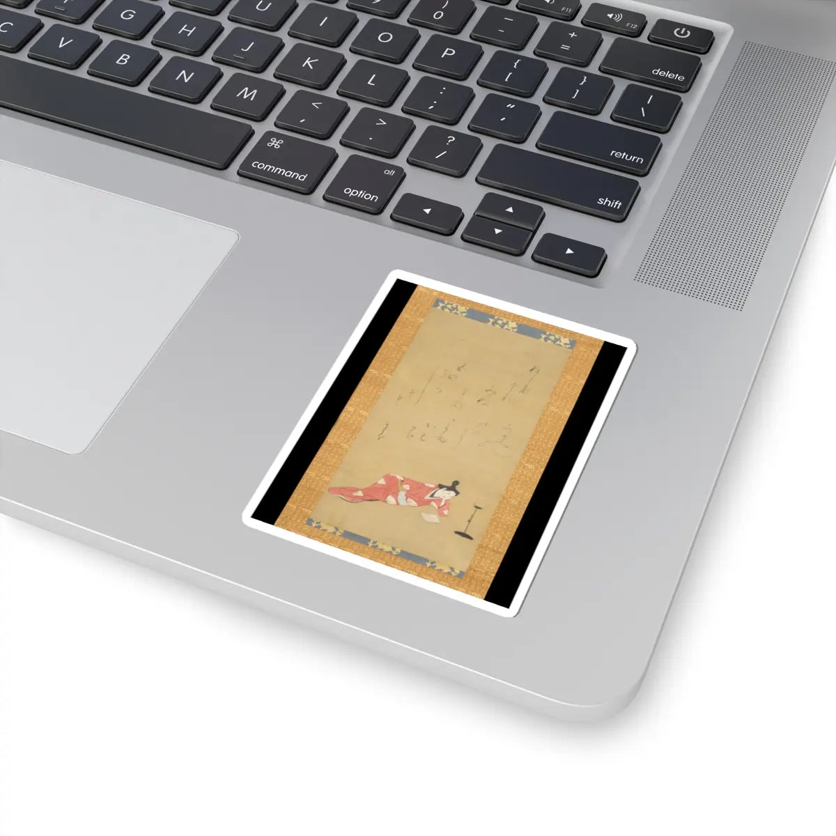 Unidentified - A Courtesan Reading a Book - ca. 1655–61 v1 - STICKER Vinyl Kiss-Cut Decal