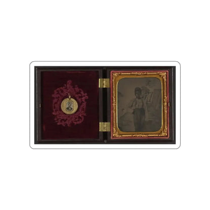 Unidentified African American Boy (U.S. Civil War) STICKER Vinyl Die-Cut Decal White Die-Cut 2 Inch - The Sticker Space