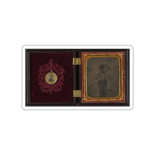 Unidentified African American Boy (U.S. Civil War) STICKER Vinyl Die-Cut Decal White Die-Cut 2 Inch - The Sticker Space