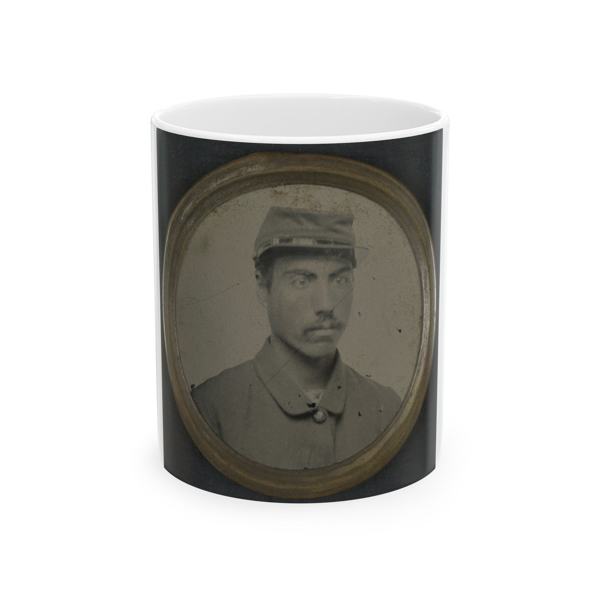 Unidentified African American Soldier (U.S. Civil War) White Coffee Mug-11oz-The Sticker Space