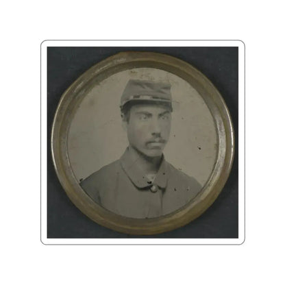 Unidentified African American Soldier (U.S. Civil War) STICKER Vinyl Die-Cut Decal White Die-Cut 2 Inch - The Sticker Space