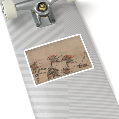 Unidentified artist - A Long Tale for an Autumn Night (Aki no yo nagamonogatari) - ca. 1400 v1 - STICKER Vinyl Kiss-Cut Decal