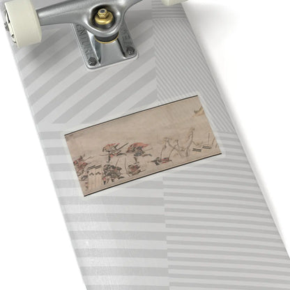 Unidentified artist - A Long Tale for an Autumn Night (Aki no yo nagamonogatari) - ca. 1400 v11 - STICKER Vinyl Kiss-Cut Decal