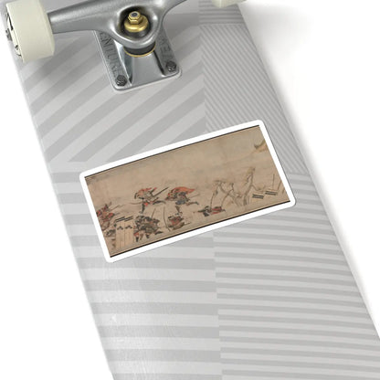 Unidentified artist - A Long Tale for an Autumn Night (Aki no yo nagamonogatari) - ca. 1400 v11 - STICKER Vinyl Kiss-Cut Decal