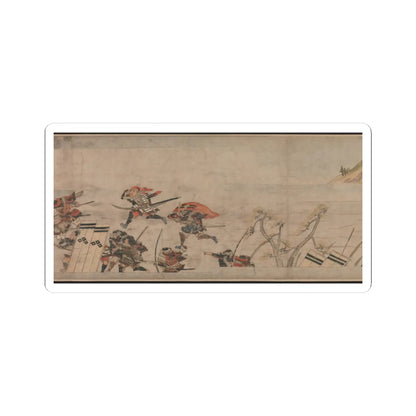 Unidentified artist - A Long Tale for an Autumn Night (Aki no yo nagamonogatari) - ca. 1400 v11 - STICKER Vinyl Kiss-Cut Decal