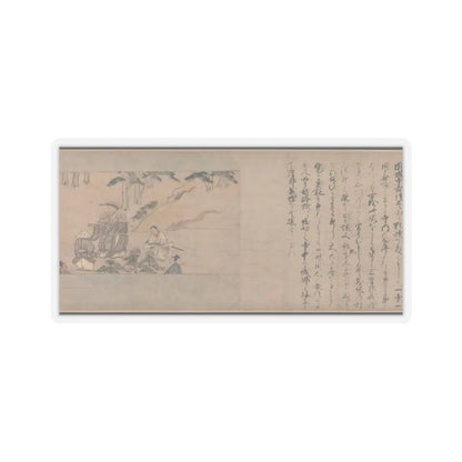 Unidentified artist - A Long Tale for an Autumn Night (Aki no yo nagamonogatari) - ca. 1400 v13 - STICKER Vinyl Kiss-Cut Decal